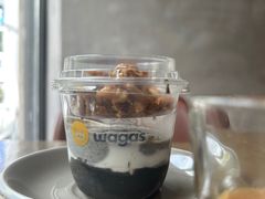 黑芝麻蜂蜜果仁麦片酸奶杯-Wagas沃歌斯(大学路店)