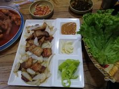 烤五花肉生菜-京玉菲饭店(李村店)