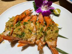 蒜蓉铁板虾-甄花精致料理自助(城市阳台店)