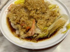 蒜蓉粉丝娃娃菜蒸虾-宝月楼·台湾菜馆(天河城店)