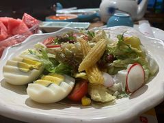 拌蔬菜-明洞阿姨·韩式酱蟹烤肉·创意料理(三元桥店)