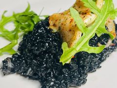 鱿鱼王鲜墨鱼汁烩意大利米饭-小火花·干式熟成牛排馆Spark SteakHouse(剑桥郡店)