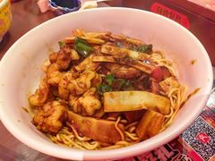 香菇笋片虾仁拌面-王繁星面馆(西安熙地港店)