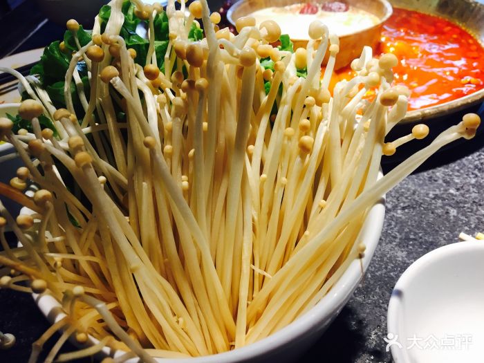 辣宴火锅(含光门店)四川金针菇图片 - 第3张