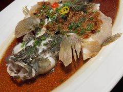 干贝酱椒蒸笋壳鱼-解香楼(八盘岭路店)