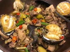 山茶油鲍鱼焖土鸡-望湘园·湖南菜(宏伊店)