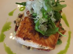 煎三文鱼-WOLFGANG PUCK KITCHEN & BAR(迪士尼小镇店)