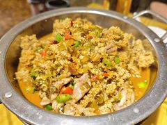 干锅鱼杂-回家湘菜馆(浮山后店)