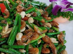 韭菜花炒河虾-庭苑美食中心·陈皮烧鹅·海鲜(台山店)