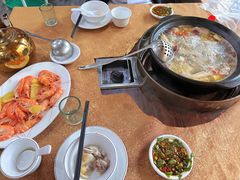 白灼海虾-濠轩阁特色生蚝火锅(水湾路店)