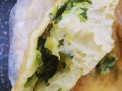 素韭菜馅饼-老方子馅饼粥(台东店)