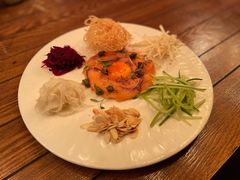 三文鱼色拉-斯普汇生蚝牛排馆(中骏世界城店)