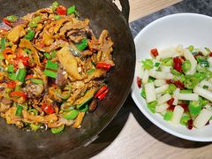 脆炒藕带-建辉湖南土菜馆(南大街店)