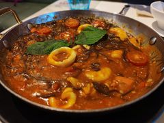 番茄海鲜蕨根粉-港丽餐厅(高德置地店)