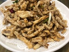 干炸茶树菇-老四川平头酸菜鱼(衙前店)