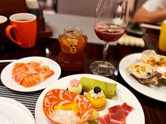 -广州万富希尔顿酒店-感趣自助餐厅·生蚝海鲜刺身