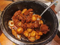 啫啫黑椒牛仔粒-南拳十三姨·潮汕砂锅粥(世纪金源店)