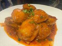 鱼香茄饼-永乐饭店