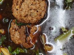 肉圆菜汤面疙瘩-逸桂禾面馆