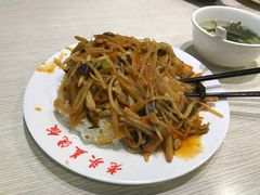 鱼香肉丝盖浇饭-老头盖浇饭(南京新街口明瓦廊宏光酒店店)