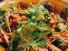 香菜拌腰花-老师傅餐馆(长沙店)