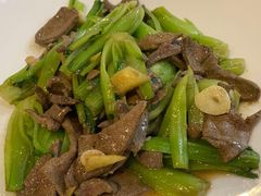 菜梗炒猪肝-火龙堂·风味民间菜(文一路店)