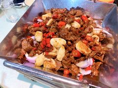 铁板牛肉-昱龙大盆牛蛙馆(三兴街总店)