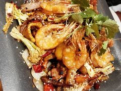 炭火干锅虾鸡翅-古原社·炭火干锅(桂庙店)