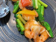 港式芦笋炒虾仁-泰悦一品·粤菜·烤鸭·茶点(金融街店)