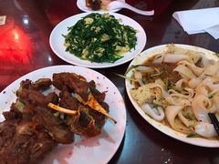 沙葱炒蛋-范记靖远羊羔肉(博物馆店)