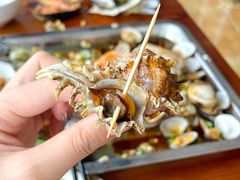 葱油海鲜大拼盘-阿军排档·烧烤