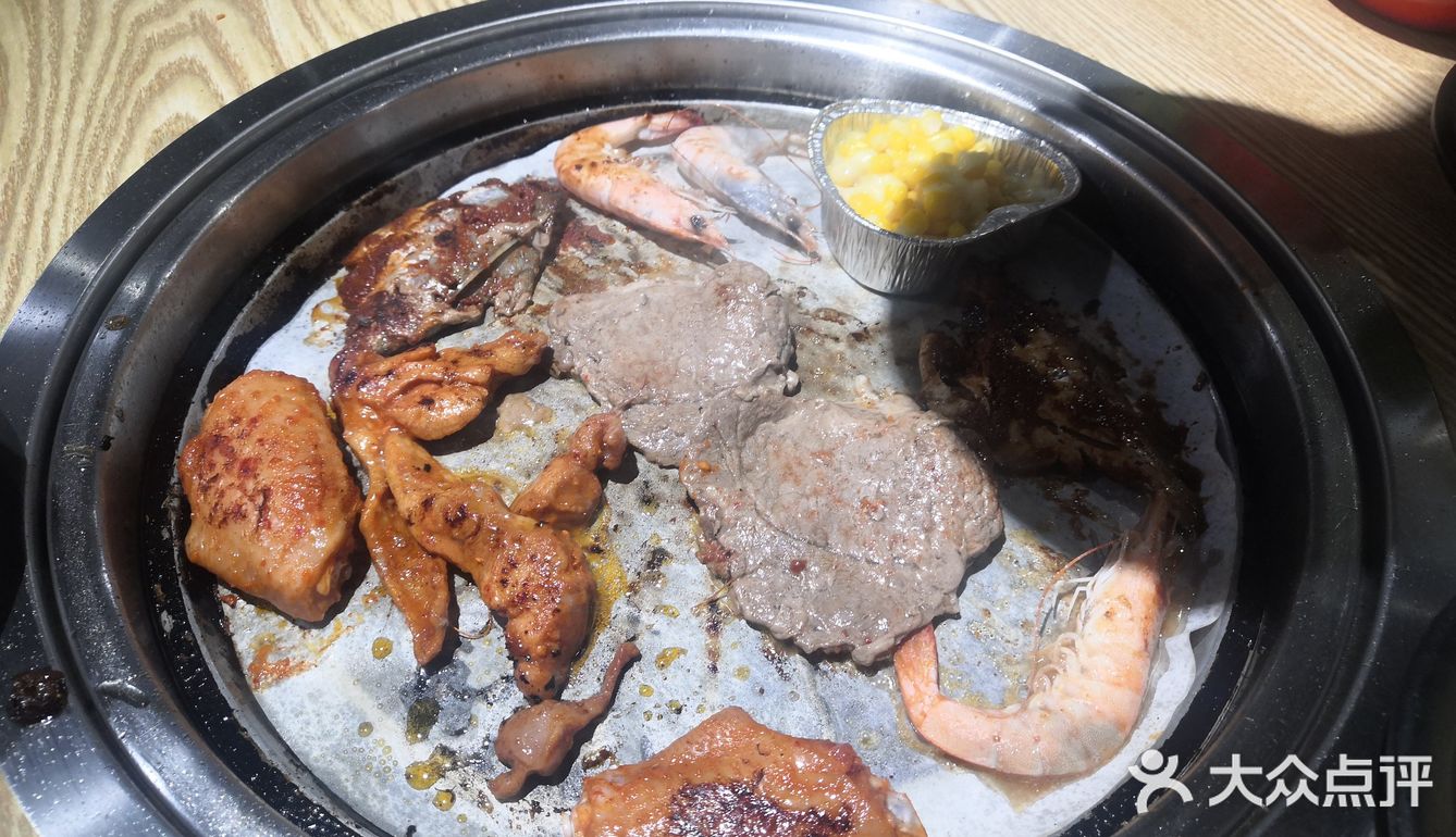 绝绝子的自助烤肉店