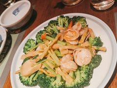 西兰花炒虾球-泰香米泰国餐厅(中大国际店)
