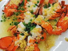 蒜蓉开边蒸龙虾-明记海鲜大排档(巽寮湾店)