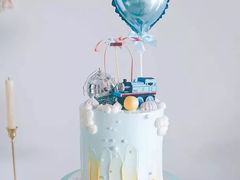 -卡比儿童蛋糕·心意定制·低脂零卡糖动物奶油FancyBALLOON(滨海店)