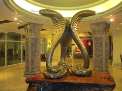 酒店环廊一角-月亮河温泉度假酒店