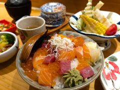 三色海鲜盖饭-大岛日本料理铁板烧(南通大饭店)