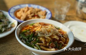 Oil Cake Noodles with Sauce