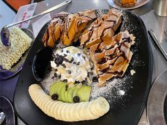 奶油华夫饼-MI WU FACTORY米屋美食工厂餐厅(绿地店)