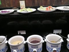 自助调料区-素德轩素食餐厅(东港店)