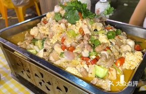Charcoal-Grilled Fish Offal Hot Pot