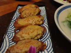 咸蛋黄酱香鸡翅-上楼私房菜(院士路店)