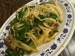 韭菜炒猪肝-拉面莊夢語＆中华料理八椿