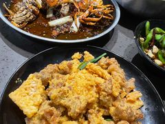 咸蛋黄焗螃蟹-一棠龙虾•王牌虾球(楚河汉街店)