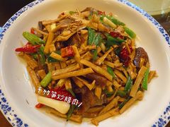 干竹笋炒腊肉-老瓦房(六堰店)