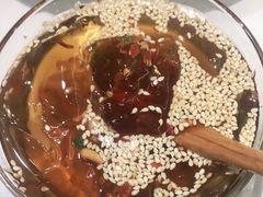 玫瑰红糖冰粉-黔派·贵州烙锅烤肉·米粉(车公庙店)
