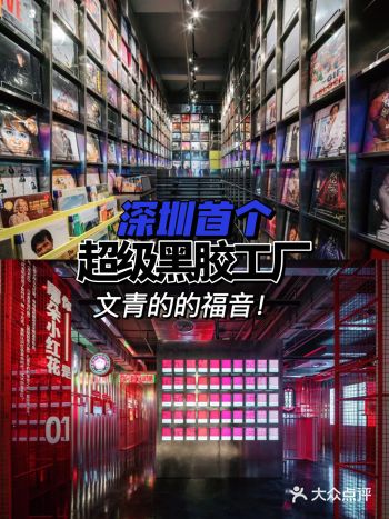 深圳新展|超级黑胶工厂，文青们的福音