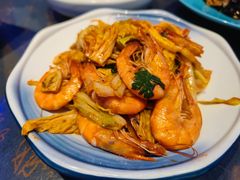 大虾烧白菜-1937青岛老味道·海肠捞饭·青岛菜(大鲍岛栈桥店)