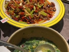豆汤青菜钵-嘎嘎鸭脑壳(蜀汉路店)