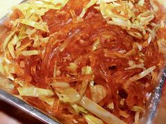 铁板肉末粉丝包菜-望湘园·洞庭渔宴(浦江欢乐颂店)